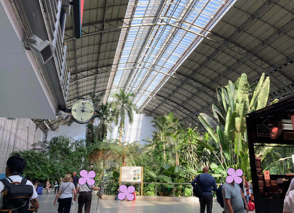 マドリード駅の様子